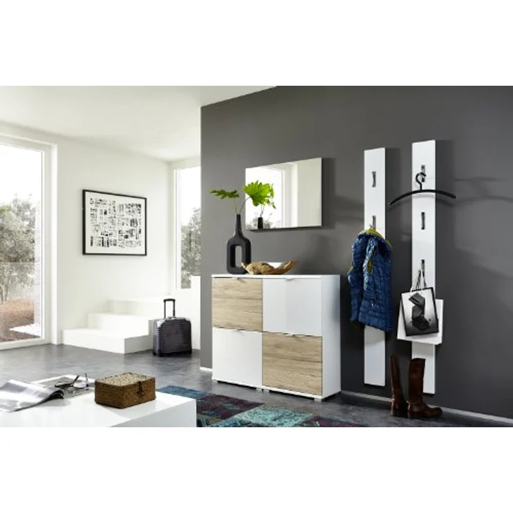 Germania 3263-177 Klappe/Front zum Schuhschrank Colorado in Sanremo-Eiche-Nachbildung, 52 x 42 x 2 cm (BxHxT), sonstige – Bild 3