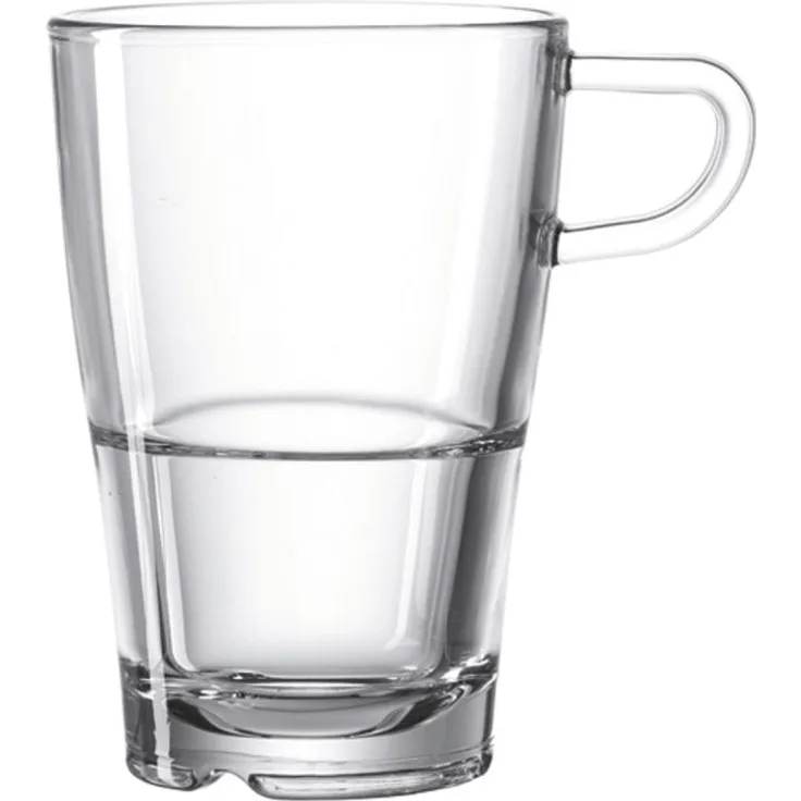 Leonardo Senso Latte Macchiato Becher, Kaffeetasse, Kaffee Tasse, Glas, 230 ml, 24014