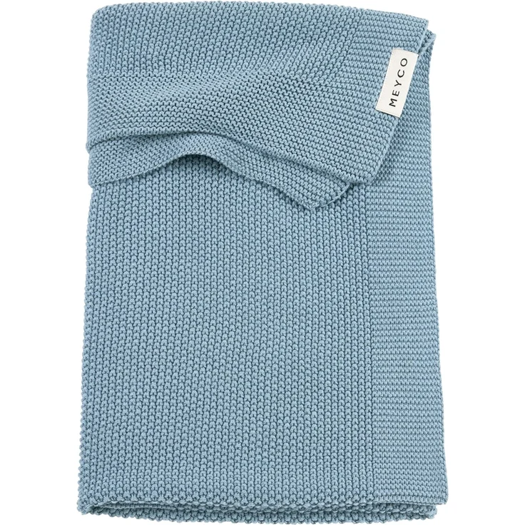 Meyco Babydecke - Mini Relief - 75x100 cm - Jeans