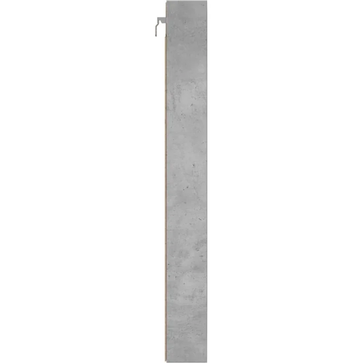 vidaXL Vitrinenschrank Betongrau 100x8,5x75 cm Holzwerkstoff 847936 – Bild 6