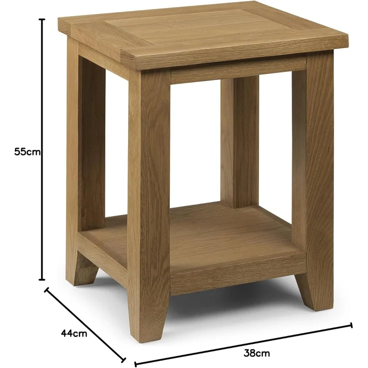 Julian Bowen Light Astoria Beistelltisch, Eiche, gewachst – Bild 3