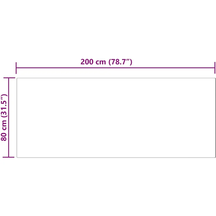 vidaXL Kunstschaffell Teppich Tafalla Grau 80 x 200 cm Polyester 42021523 – Bild 9