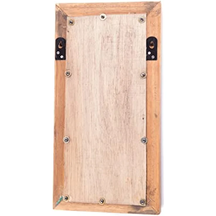 DESIGN DELIGHTS Wandspiegel Yara, handgefertigt im orientalischen Stil, Holz, 40x20x3 cm, Unikat mit natürlichem Charakter – Bild 5