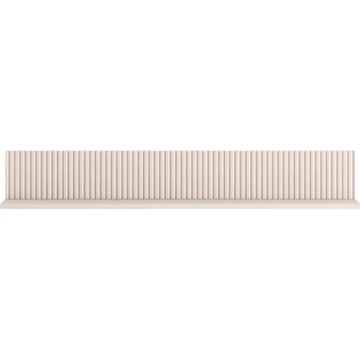 Lomadox Wandregal DINAR-131, kaschmir matt Rillen modern 120 cm breit – Bild 4