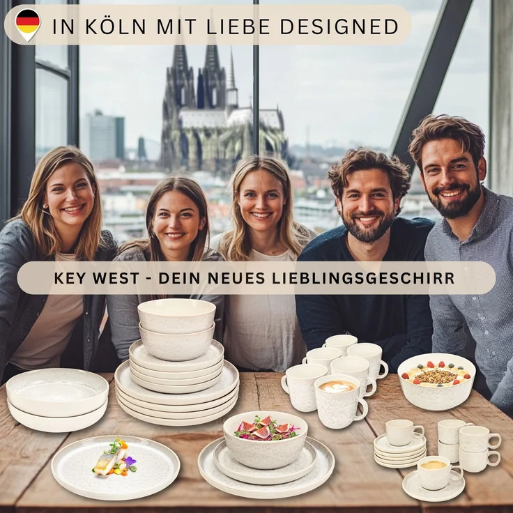 SÄNGER Schalen Set Key West - 6 teilig aus Steingut – Bild 6