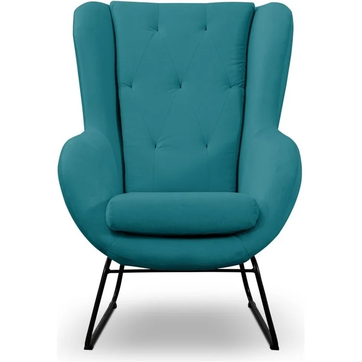Sessel Designersessel ARTEMIS in Stoff Kronos Türkis – Bild 3