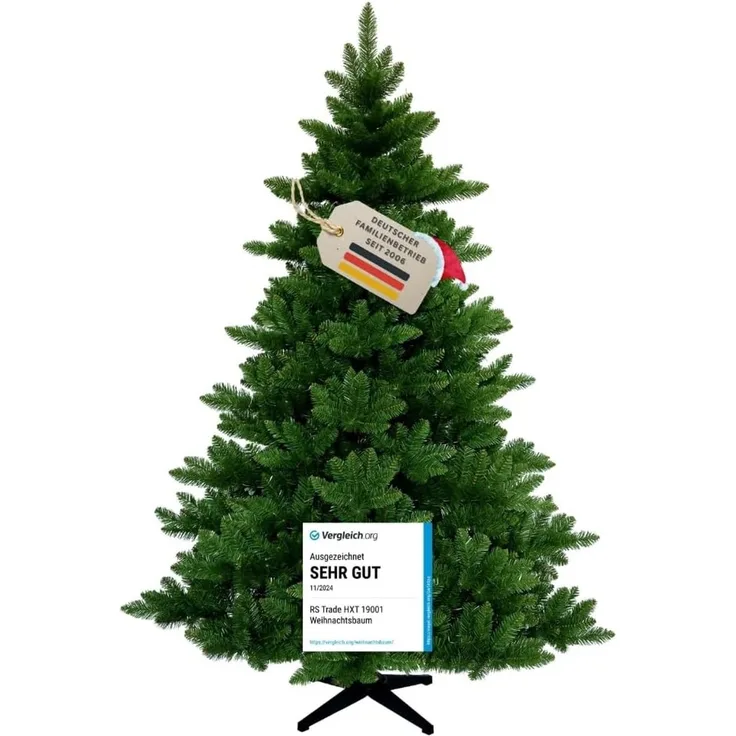 RS Trade 'HXT 19001' Künstlicher Weihnachtsbaum, grün, 180 x 132 x 132 cm