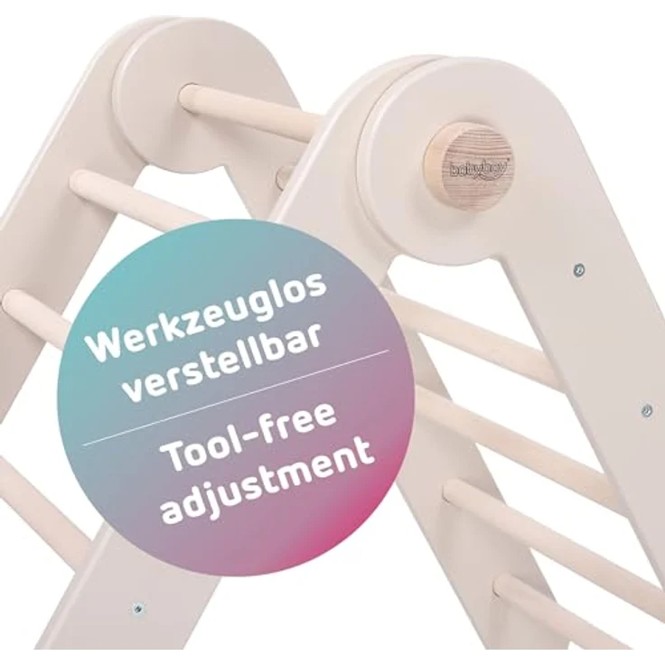 babybay Kletterdreieck Littlefoot beige lackiert – Bild 6