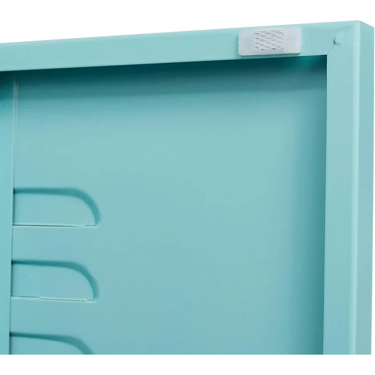 Makika Aktenschrank / Büroschrank 80x35x102cm Industrial Möbel in Hellblau – Bild 9