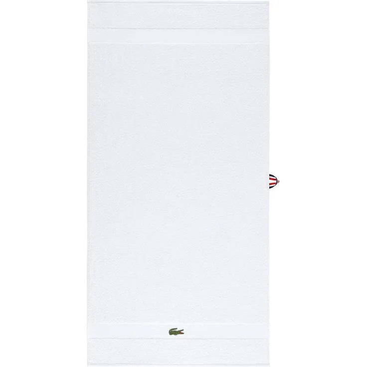 Lacoste Frottier Handtücher Casual|Handtuch 55x100 cm| blanc