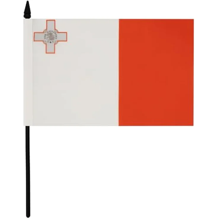 AZ FLAG - Tischflagge Malta - 21x14 cm - Republik Malta Tischfahne 14 x 21 Cm - Flaggen – Bild 2