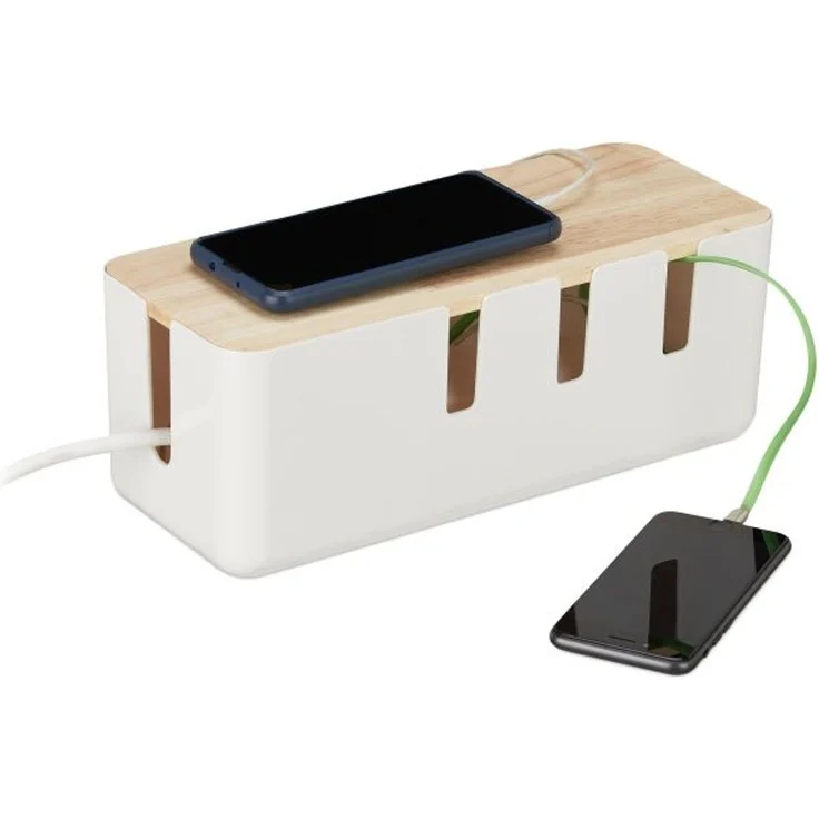 Kabelbox mit Holzdeckel 10041602_49 – Bild 1