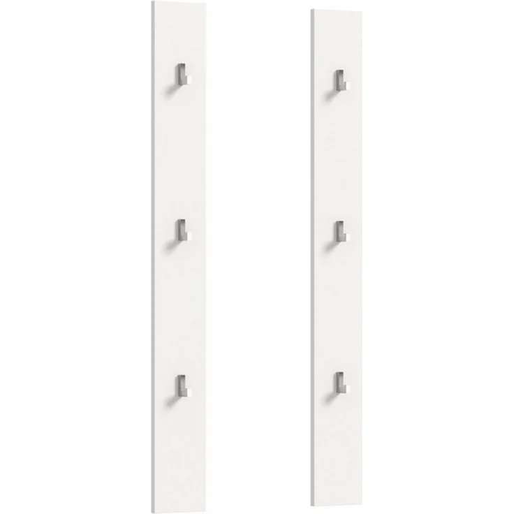 Paneel 2er Set (B/H/T: 13x115x3 cm) in weiß hochglanz – Bild 4