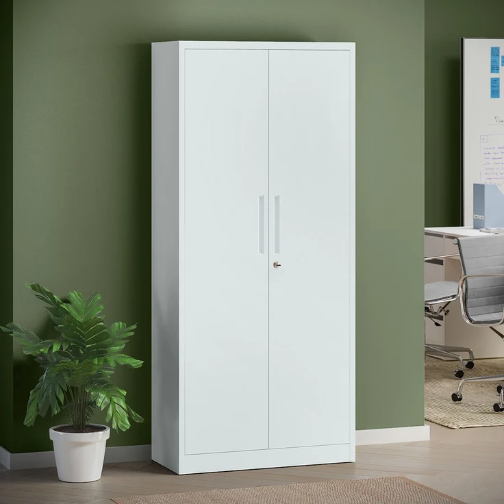 STEELSØN 'Regulus' Aktenschrank, Metall, grau, 175x40x80 cm, abschließbar, Metallschrank mit 5 Fächern, geeignet als Werkzeugschrank – Bild 2