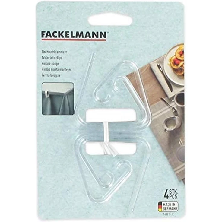 Fackelmann Tischdeckenklammern Kunststoff Tecno - 4 Stück – Bild 6