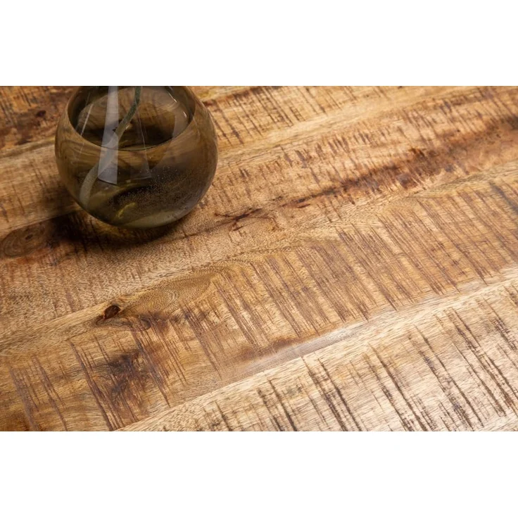 riess-ambiente Esstisch GALAXIE 180cm natur / schwarz · bis 8 Personen, Massivholz · Sternen-Gestell · Industrial · Mangoholz – Bild 9