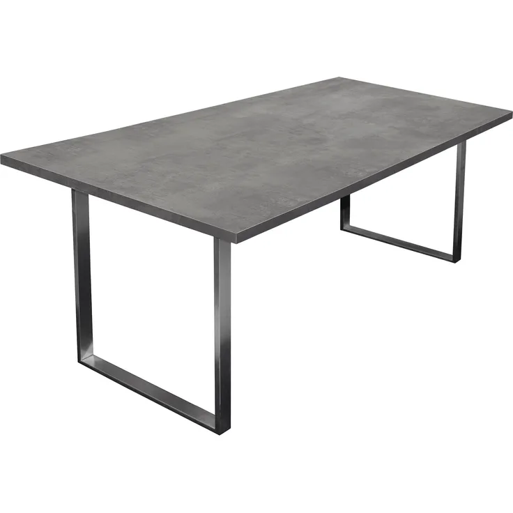 Esstisch >Steel< (BxHxT: 200x76x100 cm) in graphit - 200x76x100cm (BxHxT)