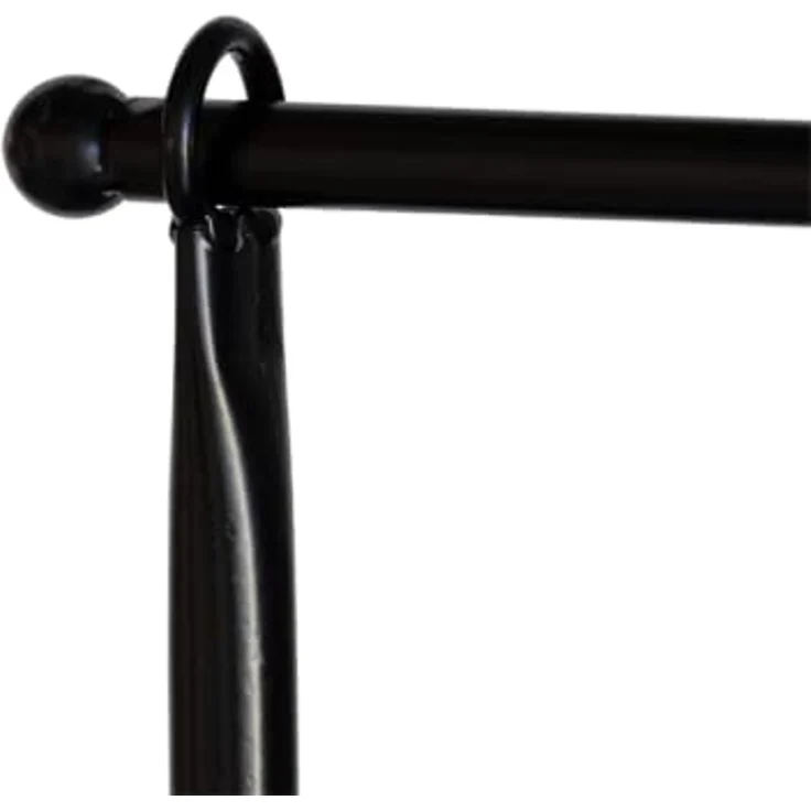 Tisch Deko Stange Klemme Gestell Metall schwarz ausziehbar Tafel 115,5-210 cm – Bild 5