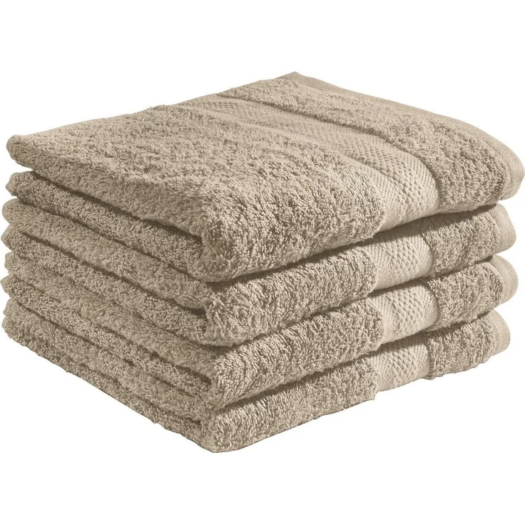REDBEST Duschtuch Duschtuch "Chicago" 4er-Pack, Frottier, Walk-Frottier Uni – Bild 2