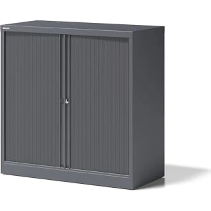 Rollladenschrank Essentials, mit 1 Fachboden für 2 Ordnerhöhen, Farbe anthrazitgrau