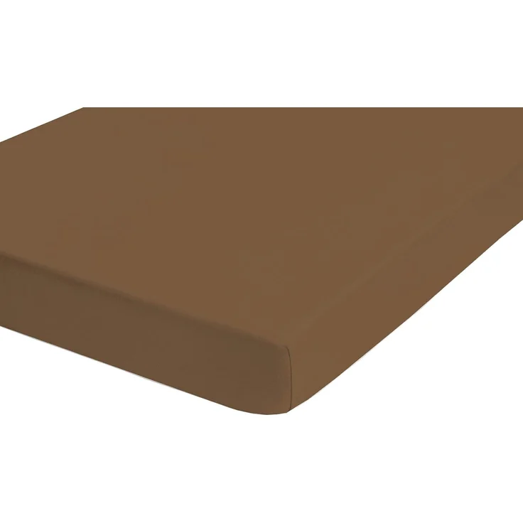 Biberna Jersey-Spannbetttuch, 100 % Baumwolle, Chocolate, 1x 140x200 cm - 160x200 cm – Bild 4