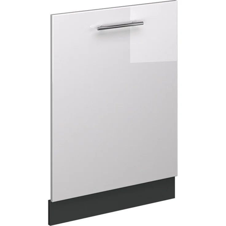 Geschirrspülblende Fame-Line Weiß Hochglanz 60 cm ohne Arbeitsplatte Vicco – Bild 1