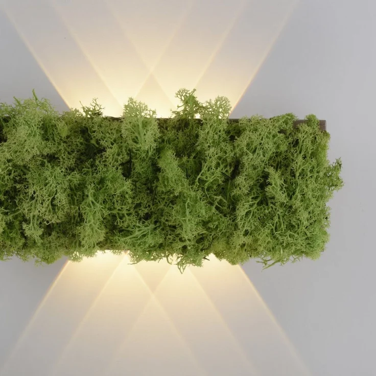 JUST LIGHT 15637-66 GREEN CARLO LED Wandleuchte moos eckig – Bild 6