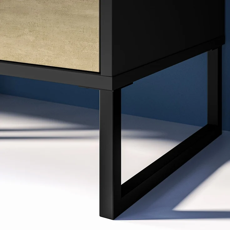 Jugendzimmer Set 5-teilig CASPER-131 mit Schreibtisch in schwarz, braun – Bild 3