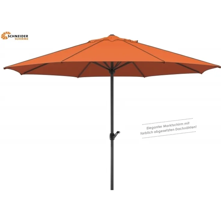 Sonnenschirm Adria 350/8 rund, Ø ca. 350 cm terracotta