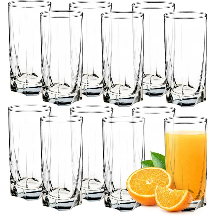 KADAX Gläser 380ml für Saftgetränke 12er Set – Bild 1
