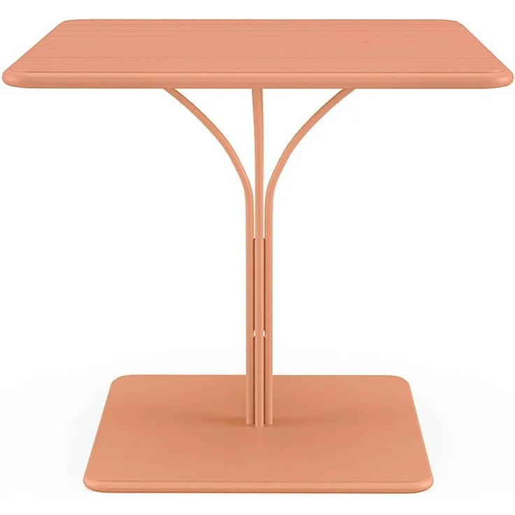 Vente-unique - Gartentisch - L. 80 cm - Metall - Hellorange - MIRMANDE von MYLIA – Bild 4
