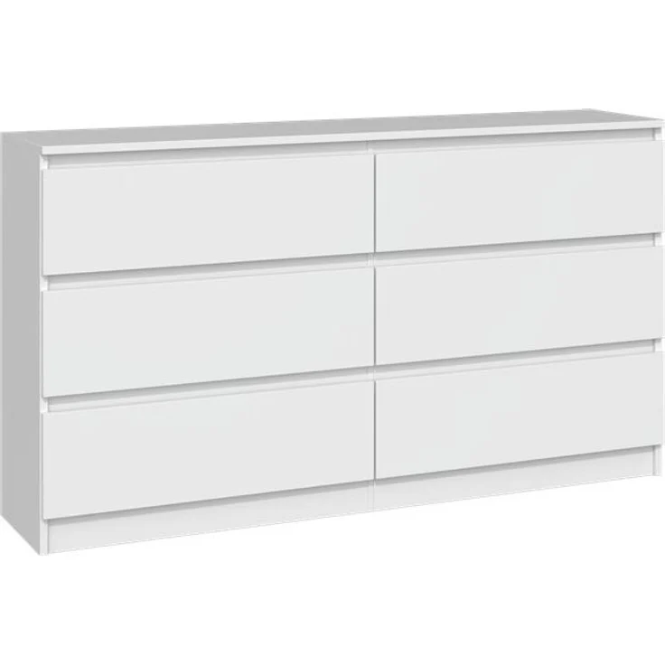 ibonto KOMMODE MATTWEISS 40x138x75cm (H 75 x T 40 x B 138 cm) – Bild 1