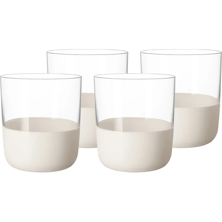 Villeroy & Boch Manufacture Rock Blanc Whiskybecher 250 ml 4er Set – Bild 1