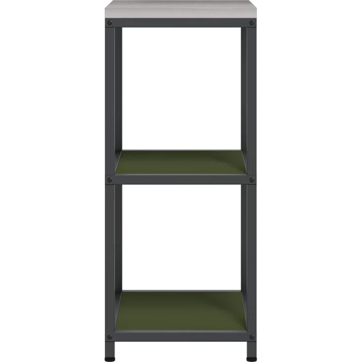vidaXL Küchenregal HATTEM Olivgrün 40 x 50 x 92 cm Stahl 874971 – Bild 6