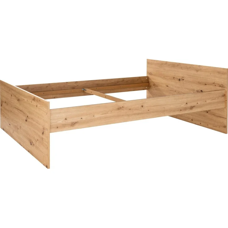 arthur berndt Jugendzimmer-Set Alessio, (Set, 5-tlg, Bett, Kleiderschrank, Schreibtisch, Standregal und TV-Lowboard), mit Melamin-Oberfläche – Bild 2