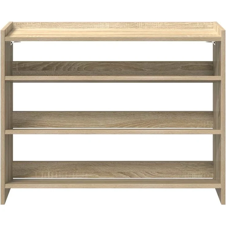 vidaXL Schuhregal Sonoma-Eiche 80x25x62 cm Holzwerkstoff 859916 – Bild 3