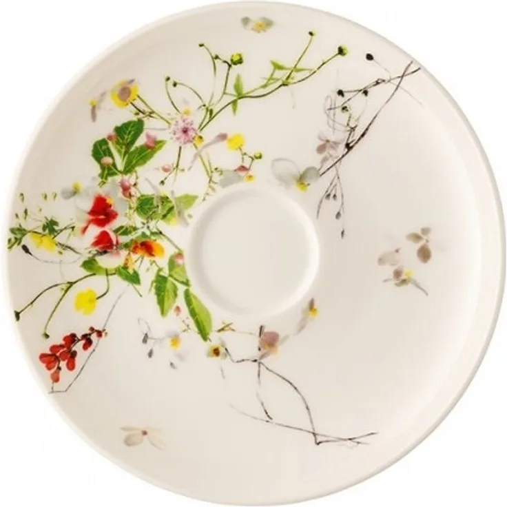 Rosenthal Brillance Fleurs Sauvages Kaffee-Untertasse Coup