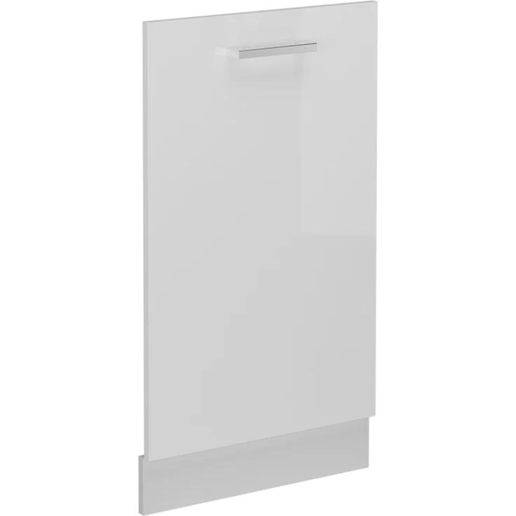 Frontblende R-Line Weiß Hochglanz 45 cm ohne Arbeitsplatte Vicco – Bild 1