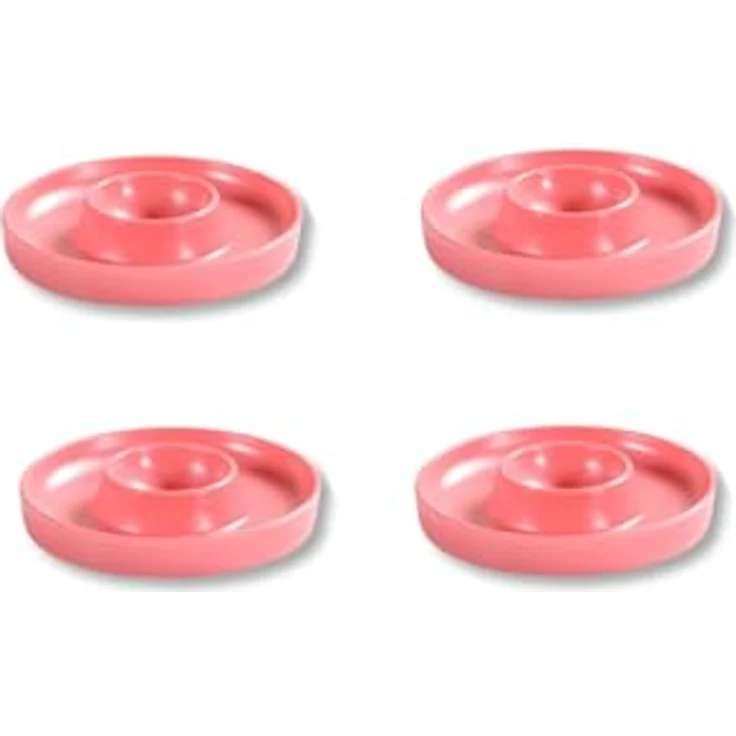 Kesper | Eierbecher, 4er Pack, Material: ø 10 x H 2 cm, Melamin, Maße: cm, Farbe: Pink | Der ideale Frühstücksbegleiter – Bild 2
