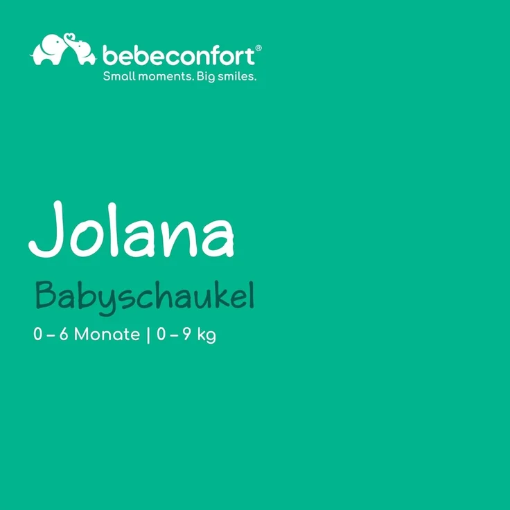 Bebeconfort Jolana, Babywippe elektrisch, 0–6 Mon (9 kg), automatische Bewegungserkennung, 12 beruhigende Lieder, 5 Naturgeräusche, verstellbare Rückenlehne, 2 Liegepositionen, Tinted Graphite – Bild 2