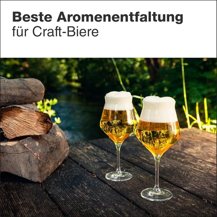 Eisch Craft Beer Experts Kelch 435 ml 2er Set in Geschenkröhre – Bild 3