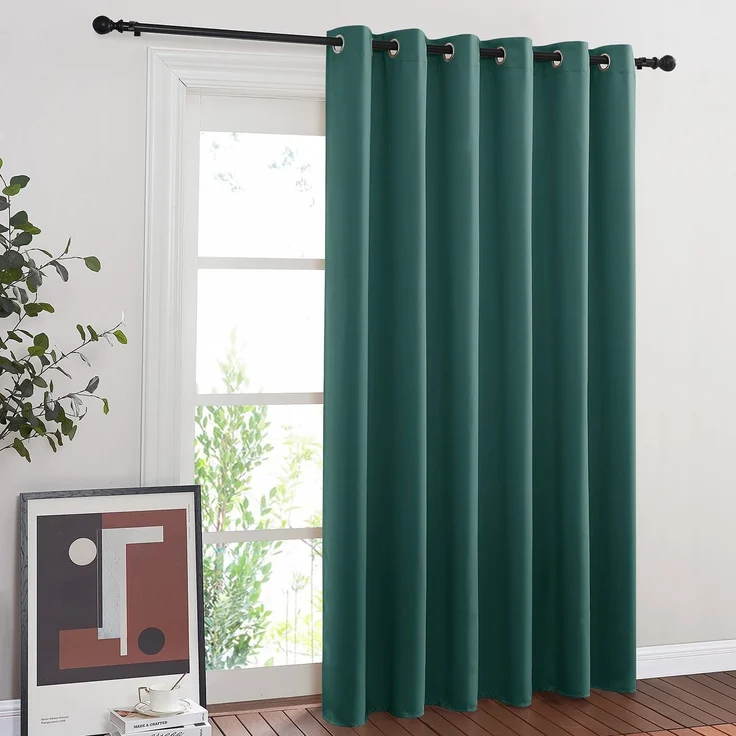NICETOWN Verdunklungsvorhang, für Schlafzimmer, Fenster, Heimdekoration, wärmeisoliert, Verdunkelungsvorhang, für Dachboden, Gästezimmer, 1 Panel, 203,2 x 213,4 cm