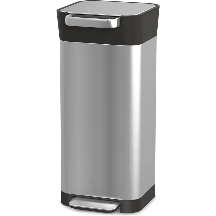 Joseph Joseph Titan - Abfallsammler mit Pressfunktion 20L Edelstahl – Bild 1