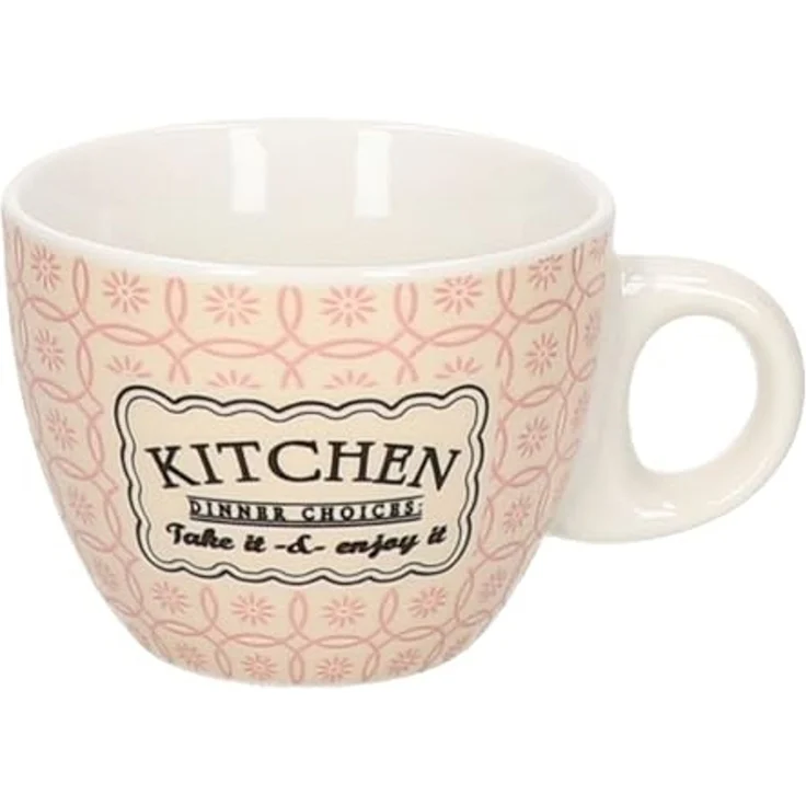 Ritzenhoff & Breker Tasse Ritzenhoff 4er Set Retro Kitchen Espressotasse 80ml Untertasse, Porzellan – Bild 3