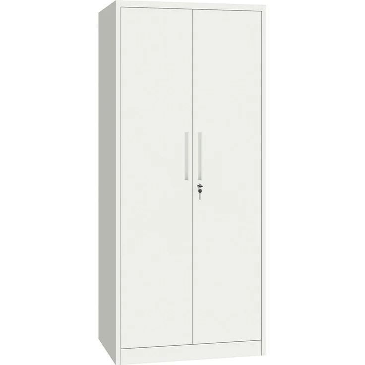 STEELSØN 'Regulus' Aktenschrank, Metall, weiß, 175x40x80 cm, abschließbar, Metallschrank mit 5 Fächern, geeignet als Werkzeugschrank – Bild 12