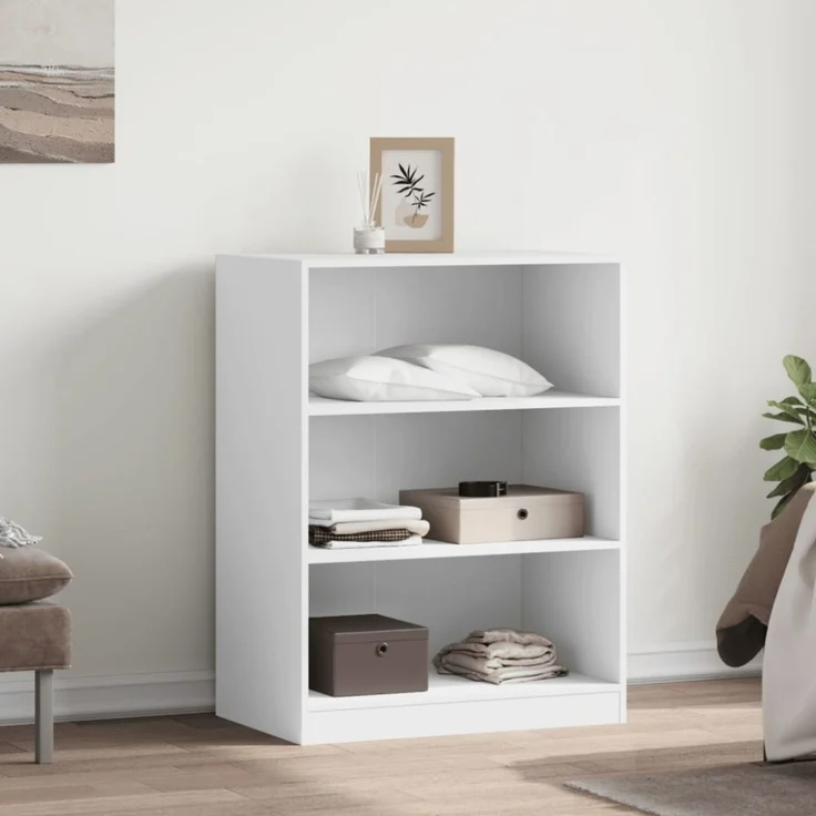 vidaXL Kleiderschrank Weiß 77x48x102 cm Holzwerkstoff 840821 – Bild 8