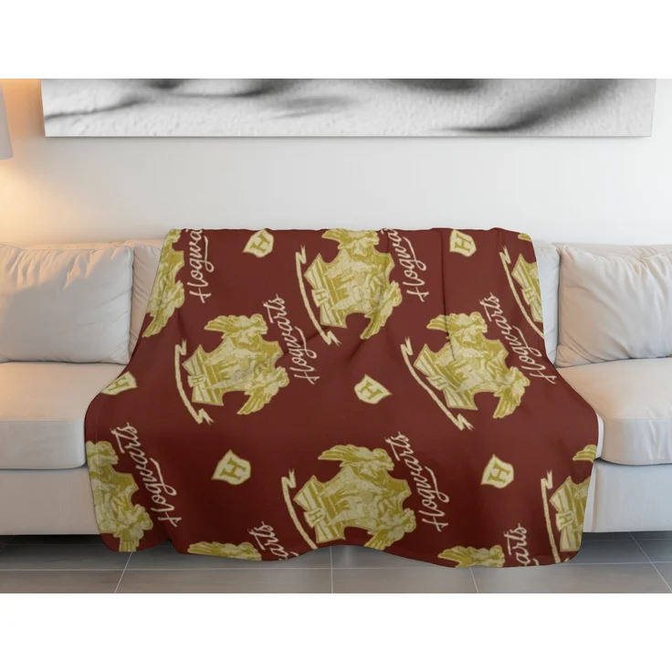 Harry Potter Decke – Wohndecke 130x160 cm für Kinderzimmer und mehr – Bild 2