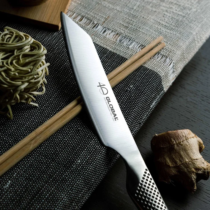 Global Yoshikin GS-110/AB kleines Kiritsuke 15 cm - 40 Jahre Global Jubiläumsmesser – Bild 2