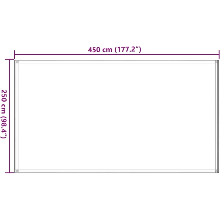 vidaXL Zeltteppich 250x450 cm Taupe 310744 – Bild 8