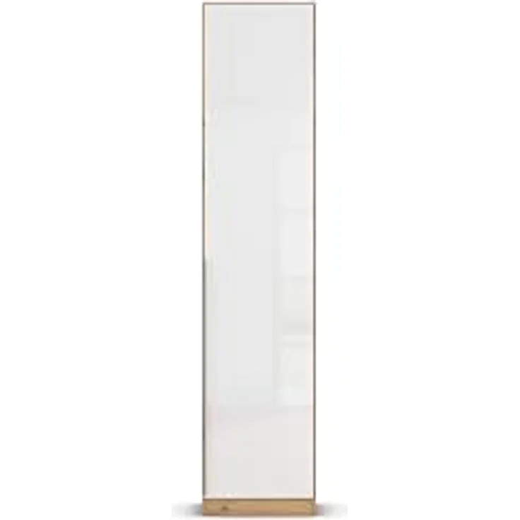 Rauch Möbel Alabama, Kleiderschrank für Schlafzimmer, Kinderzimmer, Wohnzimmer, Garderobe, Flur, 1-türig, mit Zubehör Basic, Farbe Weiß Hochglanz/Eiche Artisan, Holz, Breite 47 cm – Bild 9